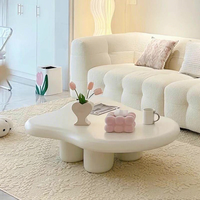 Table basse de style nordique moderne minimaliste Cloud Creamy - Meubles de salon durables et écologiques