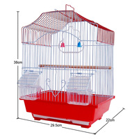 Cage pour les oiseaux, perruches à perroquets 1 pc, accessoire de voyage bon marché, avec Perches en bois, pour la protection des oiseaux