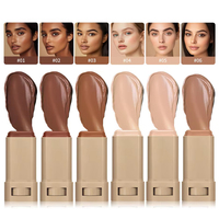 Stick correcteur et fond de teint 2-en-1 hydratant et éclaircissant le teint, longue tenue, ne se démaquille pas facilement