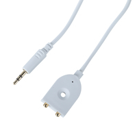 Détecteur de fuite d'eau DN15 (1/2 pouce) Robinet intelligent en laiton 4 pièces 6-M Capteur d'eau Sonde dorée Protection contre les fuites d'eau
