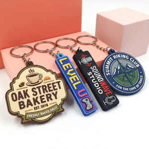 OEM Manufacturer Keychain Made Custom Logo Soft 2D 3D Pvc Keyring Cute Rubber PVC Anime <b>Key</b> <b>Chain</b> - Product Image 2