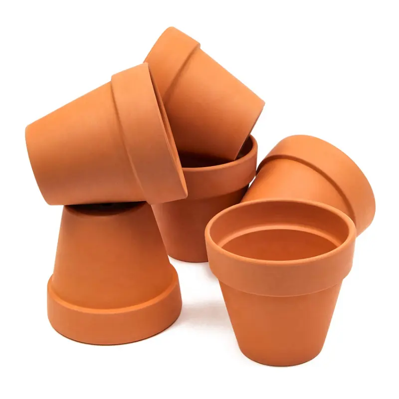 Pot Mini Tanah Liat Terakota Keramik Pot Sukulen Pot Tanaman Terakota Mini Pot untuk Penggunaan Dalam dan Luar Ruangan