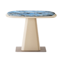Table à thé de direction de bureau en matériaux sains et écologiques Tables basses carrées de petite aire de réception
