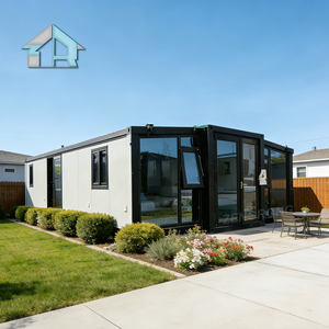 40ft Modernes Erweiterbares Vorgefertigtes Containerhaus Faltbares Tragbares Tiny Home 3-5 Schlafzimmer Villa Büro Badezimmer - Product Image 1
