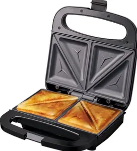 Milieuvriendelijke Dubbelzijdige Brood Tosti Maker Contact Elektrische Grills Elektrische Bakplaten Voor Het Maken Van Ontbijt Sandwich