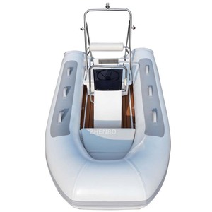 Bateau pneumatique rigide Zhenbo 3.3m RIB 330B avec <span class=keywords><strong>coque</strong></span> en fibre de verre et PVC de 1.2mm, idéal pour <span class=keywords><strong>la</strong></span> pêche, <span class=keywords><strong>la</strong></span> cabine et <span class=keywords><strong>la</strong></span> plongée. - Product Image 4
