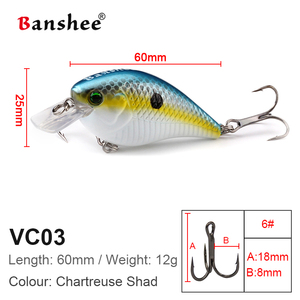 Nouveau VC03 Leurre de pêche à perles sonnantes, à crochet triple robuste et à action stable, pour pêche en eau profonde, taux de capture élevé, <span class=keywords><strong>meilleur</strong></span> prix, pour <span class=keywords><strong>brochet</strong></span>, type crankbait, équipement de pêche - Product Image 3