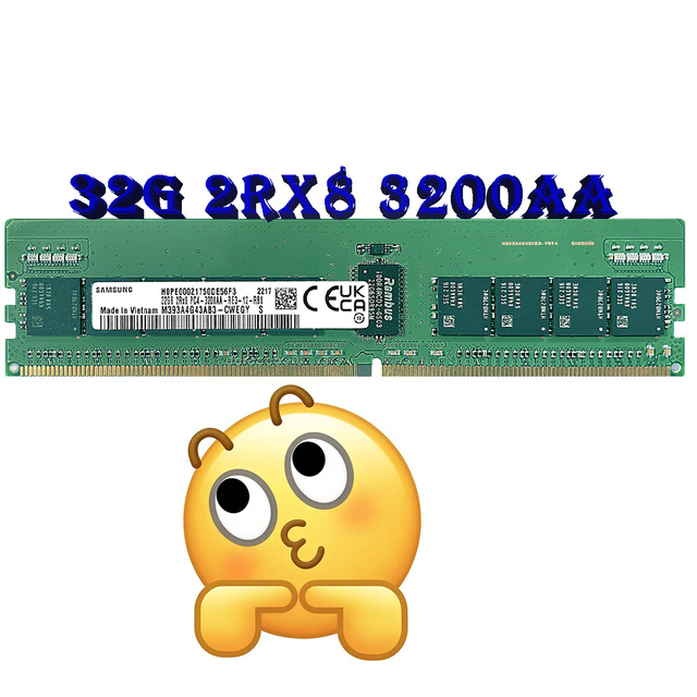Original Server Memory Ram 32GB DDR4 2133P ECC DIMM 2133mhz for