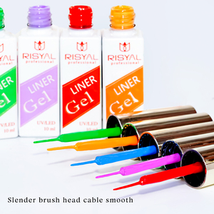 Lot de 12 <span class=keywords><strong>vernis</strong></span> à ongles en gel <span class=keywords><strong>semi</strong></span>-permanents UV pour la peinture, le dessin, la manucure, le nail art, le liner et la colle brossée - Product Image 2