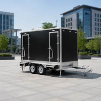 Remorque WC Portable pour Personnes à Mobilité Réduite en Acier Durable – Toilettes Mobiles Extérieures pour Événements, Festivals et Parcs