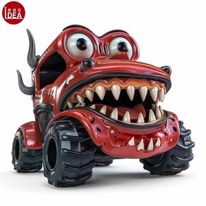 Coches de <span class=keywords><strong>juguete</strong></span> para niños pequeños, coches de fricción, coches de <span class=keywords><strong>juguete</strong></span> monstruo extraíbles, camión de Toro, camión de leopardo, camiones de cocodrilo - Product Image 2