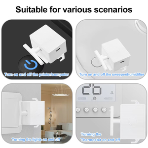Qiachip Loại C Có Thể Thu Phí <span class=keywords><strong>RF</strong></span> 433Mhz Ngón Tay Robot Nút Pusher Bot Ánh Sáng Off Robot Đu Cánh Tay Rocker Từ Xa Chuyển Đổi - Product Image 4