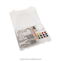 Kit de peinture d'art en gros 100 toile de coton ensemble de peinture acrylique pour la peinture