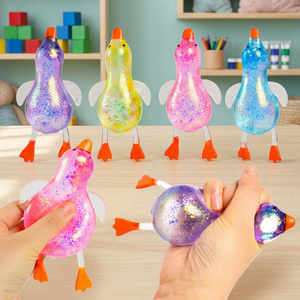 14*7*3cm Aurora-Themed New Maltose Duck Stress <b>Ball</b> Super Soft TPR Portable <b>Squeeze</b> Toy Girls 14 Years & Creative Gift - Product Image 3