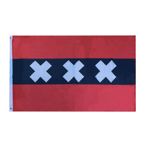 Vente en gros grand design personnalisé toute taille de haute qualité 100% polyester 3 * 5ft drapeaux de bannière de pays national d'<span class=keywords><strong>Amsterdam</strong></span> - Product Image 4