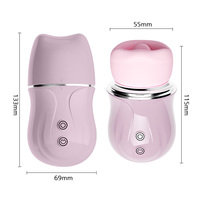 Leistungsstarker Zungen-Vibrator mit 9 Modi, IPX6 Wasserdicht, USB-Aufladbar, App-gesteuert, Klitoris-Stimulation für Frauen