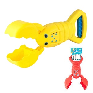 Verano al aire libre plástico rojo langosta juguetes niños arena excavadora agarrador juguete mano pala playa garra Catcher - Product Image 6