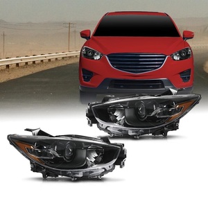 Faro delantero de carcasa negra versión de EE. UU., faro halógeno para <span class=keywords><strong>Mazda</strong></span> 2013-2016 - Product Image 5