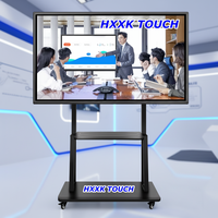 Tableau blanc interactif intelligent pour salle de classe de 98 pouces avec écran LCD 4K multi-touch 40 points, processeur Intel Core I3/I5/I7, Android/Windows, 8 Go/16 Go de RAM