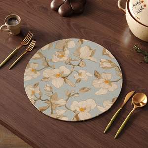 Set de table en plastique à motifs Guangzhou, isolant thermique, anti-brûlure, épaissi, imperméable, anti-huile, style chinois, luxe léger - Product Image 3