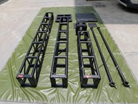 Truss Tomcat de alta calidad con acabado negro Truss cuadrado de aluminio de 12 pulgadas