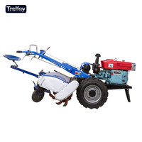 Tracteur à chenilles diesel 4 temps 20 CV 2 roues motrices avec pneus 6.00-12, boîte de vitesses incluse pour l'agriculture et le jardinage