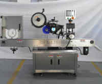 Machine d'étiquetage automatique de seringue de flacon d'ampoules de petit tube rond Tube à essai équipement d'étiquetage d'autocollant horizontal