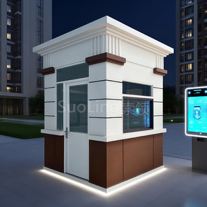 Caseta de Vigilancia de Estructura de Acero, Estilo Europeo, Estructura de Acero Ligero para Uso en Villas - Product Image 1