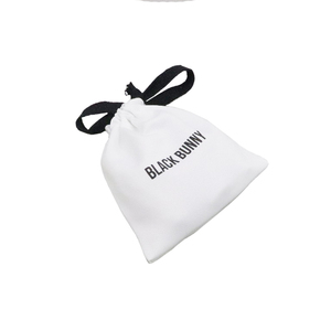 Bolsas de Regalo de Lujo con Logotipo Personalizado, Bolsa de Terciopelo Blanca para Cosméticos - Product Image 3