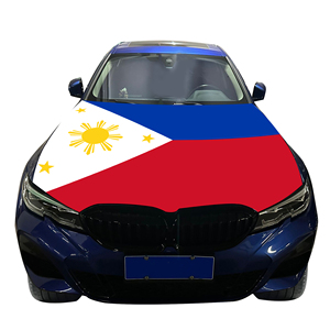 Vente en gros de housses de capot de voiture de style drapeau, résistantes à l'usure et durables, 120x150 cm, pour voitures aux Philippines - Product Image 5