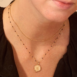 Medallón de oro nuevo de moda de 2024 con collar con colgante de serpiente y escamas pequeñas finamente detalladas - Product Image 2
