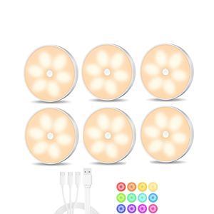 Trend ETL CE Listed Ultra-Thin <b>LED</b> Puck <b>Light</b> Recessed Surface Mounted <b>Mini</b> <b>Light</b> 7 Color 1-Year Warranty for Cabinet Lighting - Product Image 1