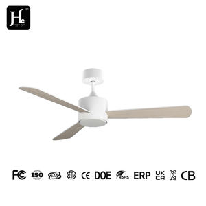 แอปตกแต่งพัดลมเพดานแบบอเมริกัน ควบคุมพัดลมเพดานใบพัด ABS 3 ใบ พร้อมรีโมทคอนโทรล - Product Image 3