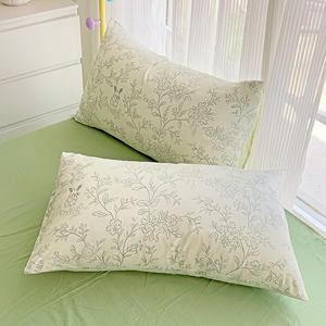 Kualitas baik motif bunga seprai tempat tidur mewah ukuran Queen King kustom selimut Duvet selimut untuk rumah 4 buah Set tempat tidur - Product Image 6