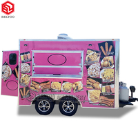 Mini camion de restauration rapide électrique, chariot, pour Pizza, glaces, bière, chien chaud, cuisine rapide, 9 pouces