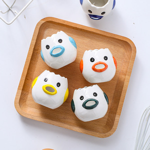 B-70 Nuevo y Encantador Utensilio de Cocina, Herramienta para Huevos, Filtro de Huevos de Cerámica Creativo con Diseño de Dibujos Animados, Separador de Claras y Yemas - Product Image 2