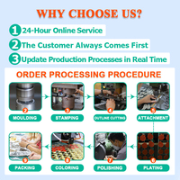 Penanda Buku Kustom Produsen, Kartun Anime Enamel, Penanda Buku Lucu Berlapis Emas Motif Bunga, Penanda Buku Logam Paduan Seng 2D 3D Kustom