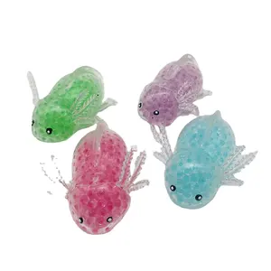 Großhandel heiß verkaufen zappeln Wasser perle gefüllt Squeezing Squishy Tier Axolotl für Kinder und Erwachsene