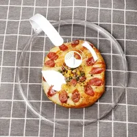 Couverture anti-éclaboussures transparente en plastique pour micro-ondes avec couvercle de protection alimentaire, aérations vapeur, conservation de la fraîcheur, anti-mouches, écologique
