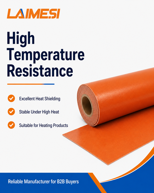 Silicone Heater Substrate Roll Semi-Cured Fiberglass Rubber Insulation