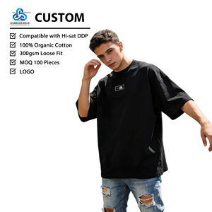 <span class=keywords><strong>Polo</strong></span> surdimensionné en coton et polyester avec logo personnalisé, style minimaliste urbain pour un usage quotidien décontracté et des styles européens et américains - Product Image 1