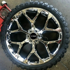 Sang trọng 20/22/24inch 6x139.7 bông tuyết phong cách giả mạo bánh xe hợp kim cho Chevrolet silverado1500 GMC BMW - Product Image 5