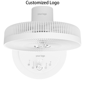 Ventilateur sur pied en plastique RUNAL de 12,9 pouces à circulation d'air, avec télécommande, contrôlable par application, batterie lithium-ion rechargeable, réglable - Product Image 5