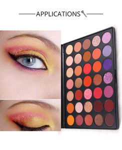 OEM Duochrome bóng mắt nhãn hiệu riêng Vegan sắc tố <span class=keywords><strong>Eyeshadow</strong></span> <span class=keywords><strong>Palette</strong></span> - Product Image 5