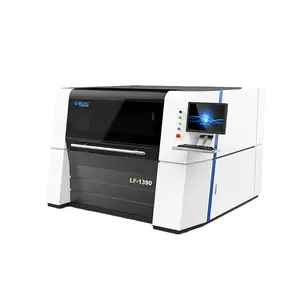 2018 Jinan Gweike LF1390 Máy Cắt Và Khắc Kim Loại Bằng Sợi Quang Cnc 500W 1000W