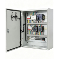 Conjunto de Operación Eléctrica con Sistema de Programación PLC y Panel de Control de Variador de Frecuencia para Control Industrial