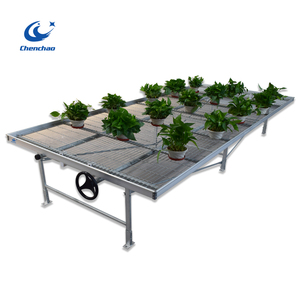 Metal Mesh Mobile Seedbed,Welded Wire Mesh Seedling Bench Manufacturers Flower <strong>Planting</strong> <strong>Table</strong> - Product Image 2