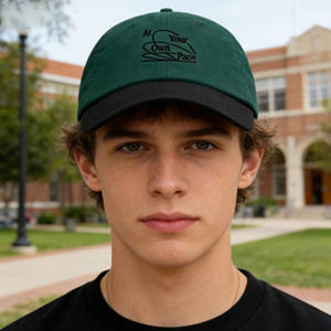 หมวกเบสบอลปักลาย “At Your Own <span class=keywords><strong>Pace</strong></span>” แบบสองสี (หลากสีและสีดำ) สำหรับผู้ใหญ่ ปรับขนาดได้ เหมาะสำหรับใส่ในชีวิตประจำวัน - Product Image 6