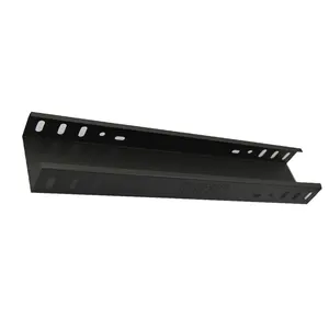 Easy Installation Outdoor Black Solid Bottom Stainless Steel Fire Rated Trunking Electrical Cable Tray