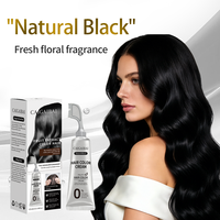 Tinte de Cabello Profesional Orgánico para Salón, Coloración Permanente Personalizada para Cabello y Barba, Sin Amoníaco, Sin Peróxido, Cubre 100% el Cabello Blanco